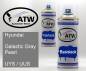 Preview: Hyundai, Galactic Gray Pearl, UYS / UUS: 400ml Sprühdose + 400ml Klarlack - Set, von ATW Autoteile West.